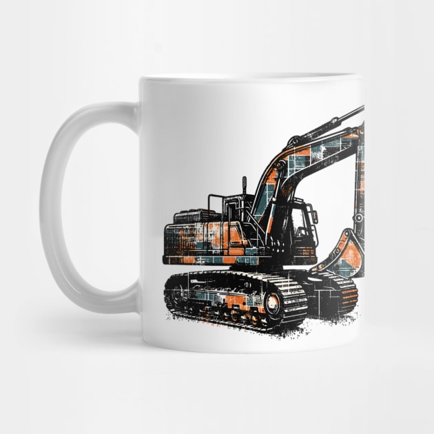 Excavator by Vehicles-Art